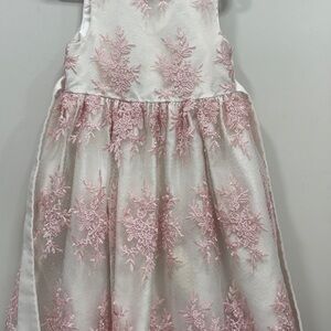 American Princess White and Pink Floral Dress